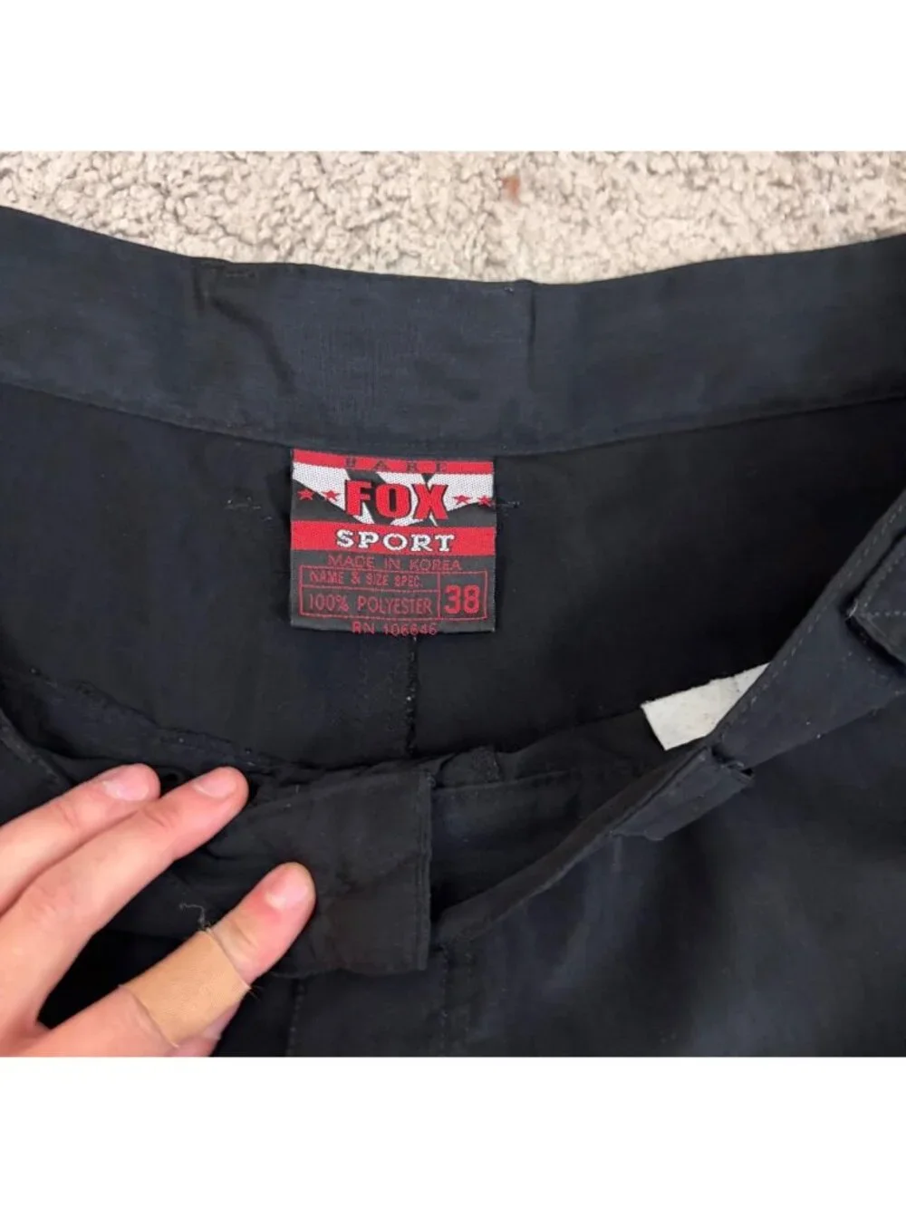 90s Fox Sport alt emo grunge shorts